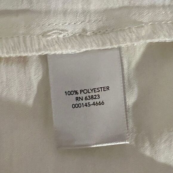 CJ Banks Ivory Textured Boho Blouse Top Shirt Plus Size 2X NWT - Picture 6 of 7